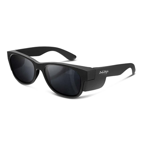 SAFESTYLE GLASSES CLASSICS MATTE BLACK FRAME POLARISED LENS EYEWEAR CMBP100