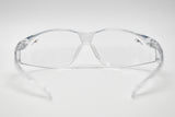 Eyres Terminator Clear Frame Clear Lens Safety Glasses 102-OP-CL