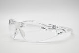 Eyres Terminator Clear Frame Clear Anti-Fog Lens Safety Glasses 102-OP-CLAF