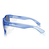 SAFESTYLE GLASSES FUSION LIFELINE BLUE FRAME TINTED LENS EYEWEAR FBLT100