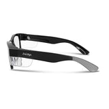 SAFESTYLE GLASSES CLASSICS BLACK FRAME CLEAR LENS EYEWEAR CBC100