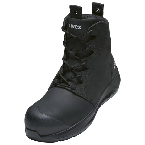 Uvex 3 X-Flow Lace Up Safety Boots (Black)