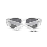 SAFESTYLE GLASSES CLASSICS CLEAR FRAME POLARISED LENS EYEWEAR CCP100