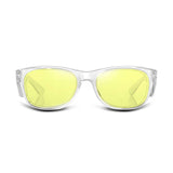 SAFESTYLE GLASSES CLASSICS CLEAR FRAME YELLOW LENS EYEWEAR CCY100