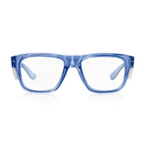 SAFESTYLE GLASSES FUSION LIFELINE BLUE FRAME CLEAR LENS EYEWEAR FBLC100