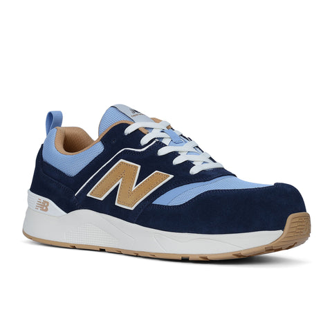 New Balance Elite Lite Safety Shoe (Blue/Coffee)