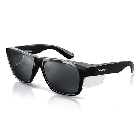 SAFESTYLE GLASSES FUSION BLACK FRAME POLARISED LENS EYEWEAR FBP100