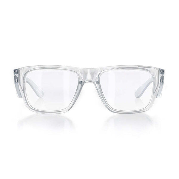 SAFESTYLE GLASSES FUSION CLEAR FRAME CLEAR LENS EYEWEAR FCC100 Visual