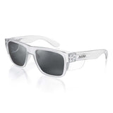 SAFESTYLE GLASSES FUSION CLEAR FRAME POLARISED LENS EYEWEAR FCP100