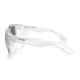 SAFESTYLE GLASSES FUSION CLEAR FRAME POLARISED LENS EYEWEAR FCP100