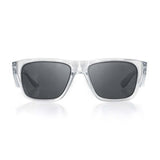 SAFESTYLE GLASSES FUSION CLEAR FRAME POLARISED LENS EYEWEAR FCP100