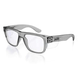 SAFESTYLE GLASSES FUSION GRAPHITE FRAME CLEAR LENS EYEWEAR FGC100