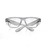 SAFESTYLE GLASSES FUSION GRAPHITE FRAME CLEAR LENS EYEWEAR FGC100