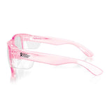 SAFESTYLE GLASSES FUSION PINK FRAME CLEAR LENS EYEWEAR FPC100