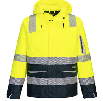 Huski Hi-Vis Contrast Rain Jacket K8201