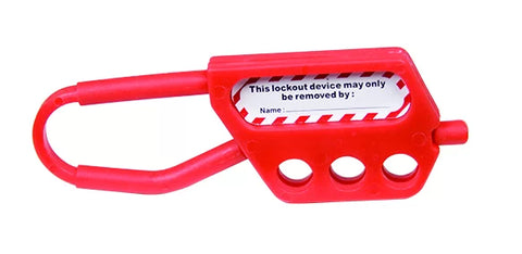Flexible Lockout Electric Hasp - 3 Holes, 3mm Shackle Thickness, 45mm Clearance UL423-S