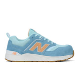 New Balance Womens Elite Lite Safety Shoes (Milky Blue/Orange)