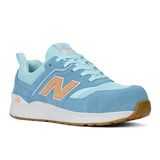 New Balance Womens Elite Lite Safety Shoes (Milky Blue/Orange)