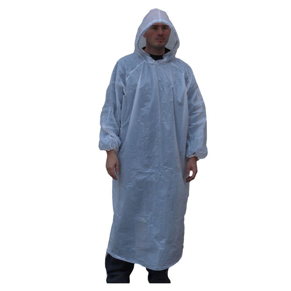 Wet Weather Poncho (White or Blue) DPEPLS – Visual Workwear
