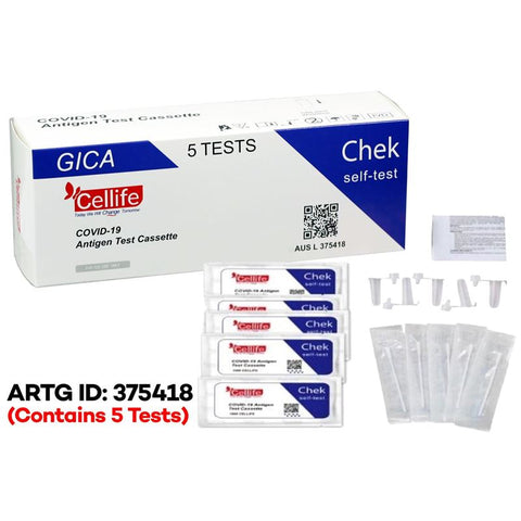 Cellife COVID-19 Rapid Antigen Test ( RAT Tests ) (ARTG 375418)