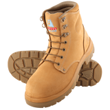 Steel Blue Argyle Lace Up Boot 312102