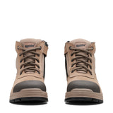 Blundstone Unisex Zip Up Series Safety Boot (Stone Nubuck) 325