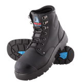 Steel Blue Argyle Bump Cap Safety Boot 332102