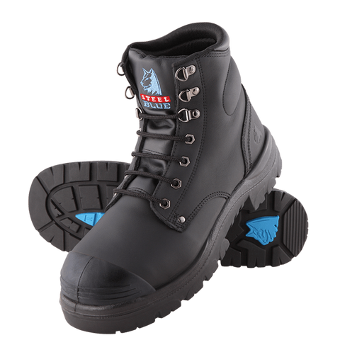 Steel Blue Argyle Bump Cap Safety Boot 332102