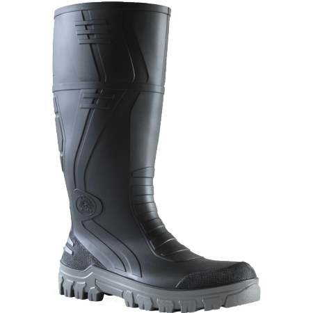 Bata - Jobmaster 3 Black/Grey PVC 400mm Safety Gumboots 892-62290