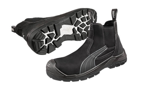 Puma Tanami Elastic Sided Lightweight Safety Boot (Black) 630347