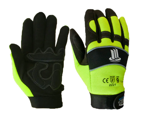 Workforce Hi-Vis Anti-Vibration Mechanics AVLH