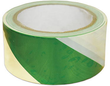 Floor Marking Tape (Green/White) 48mm x 22mm TAPEFMGW48-22