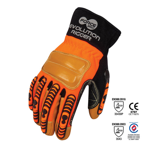 Force360 Evolution Rigger Cut 5 Gloves FPRMX30