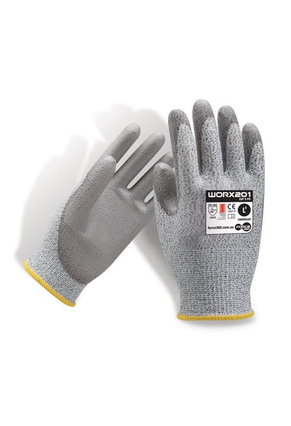 Force360 Cut 5 PU Gloves GWORX201 Visual Workwear