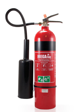 5.0 KG CO2 FIRE EXTINGUISHER C/W WALL HOOK MF5CO2