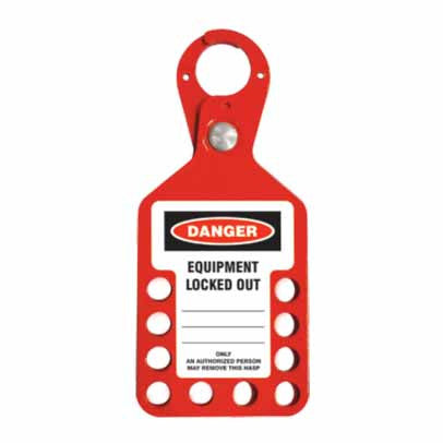 Tago Hasp - Red 10 Hole UL502-10