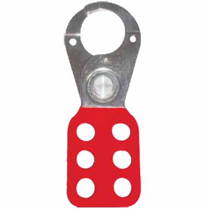 Vinyl Coated Hasp Red 25mm UL420