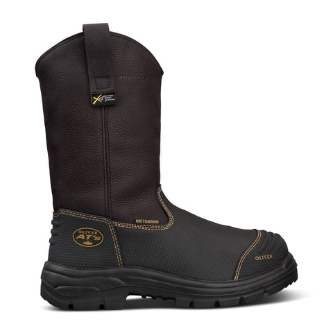 Oliver 65 Series 240mm Pull On Waterproof & Caustic Proof Safety Boot  65-493