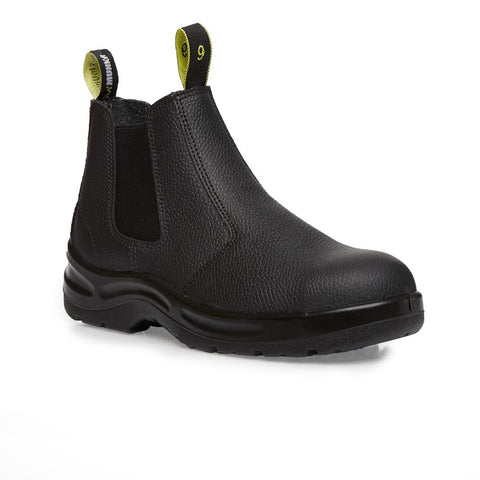 Munka Bull Slip On Elastic Sided Safety Boot (Black Rambler) MFW18111