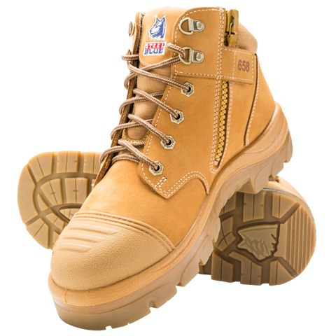 Steel Blue Parkes Zip Scuff 312658
