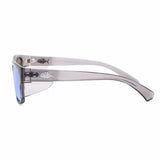 Insalt Eziview Polarised Safety Glasses Trans Grey/ Green Lens SW4380TG03103