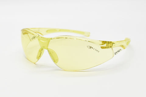 Eyres Terminator Amber Frame Amber Lens Safety Glasses 102-OP-AM