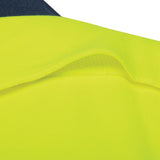 Tru Workwear Poly Cotton Traffic Control L/S Hi-Vis Segmented Reflective Tape Polo Shirt CS1865T9