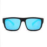 Insalt Eziview Polarised Safety Glasses Matt Black/Blue Lens SW4380BL02103
