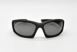 Eyres Bercy Matt Black with Gloss Black Frame, Grey Lens Safety Glasses 150-MS1-GY
