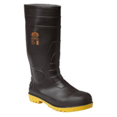King's Black Safety Gumboot 10100