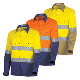 Tru Workwear Womens Mates In Construction Lightweight Vented Hi-Vis Shirt c/w Reflective Tape  CSW2000T3