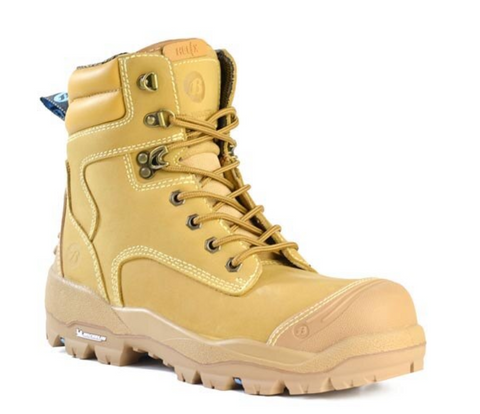 Bata Longreach SC Lace Up Safety Boot (Wheat) 804-88009