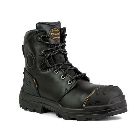 Oliver 54 Series 150mm Black Zip Sided Boot 54-545Z