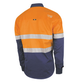 Tru Workwear Lightweight Vented Taped Hi-Vis Drill Shirt with Graphex® Cut Resistant Sleeve DS2168GXT1